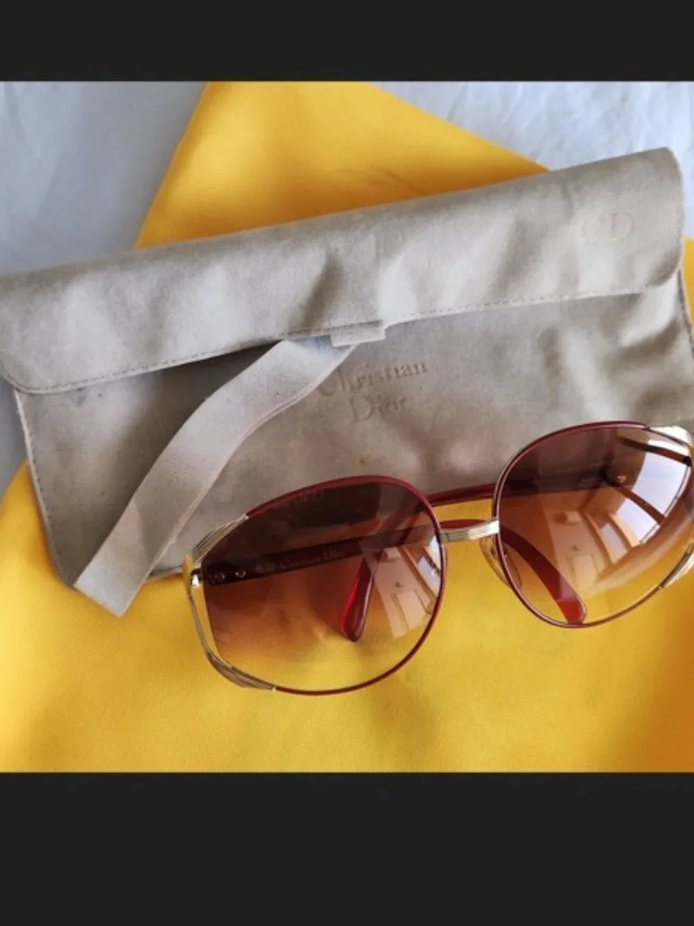 Vintage Christian Dior Sunglasses - Picture 8 of 11